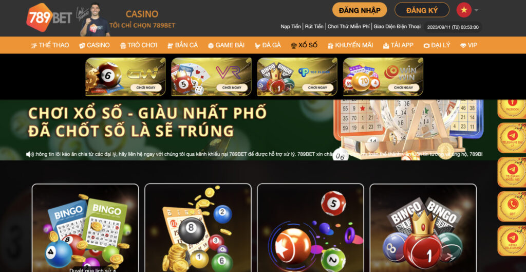 Giao diện trang chủ rất đẹp mắt