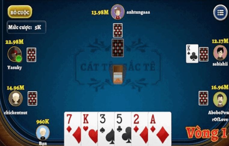 Tiết lộ cách chơi game bài Catte