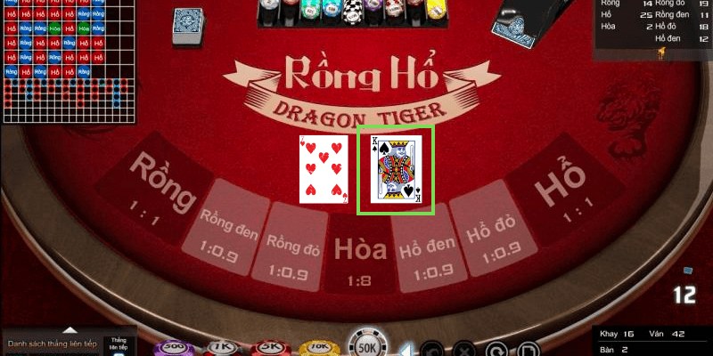 Lưu ý khi anh em học cách chơi bài Rồng Hổ online